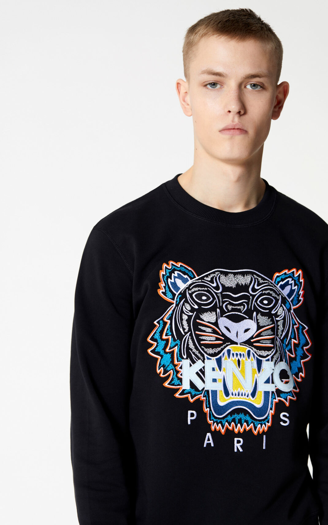 Sudadera Kenzo Tiger Hombre Negras - SKU.5782482